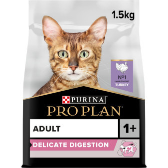 Pro Plan Cat Delikatne Trawienie Dorosły indyk 1,5 kg