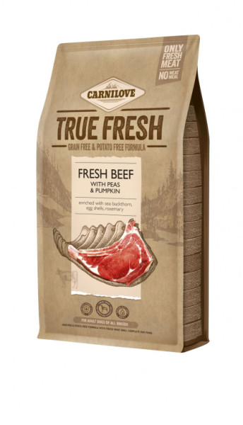 Carnilove True Fresh BEEF dla dorosłych psów 4 kg
