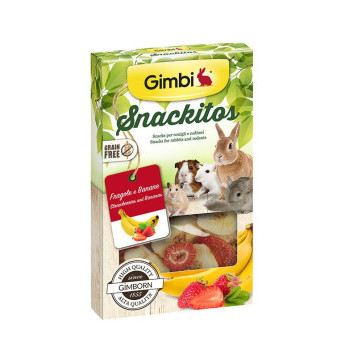 Gimborn Snackitos truskawka+banan 60g