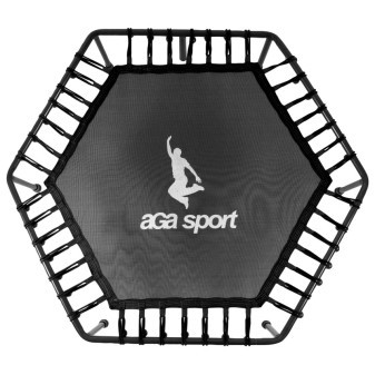 Aga Fitness Trampolina Bouncer Czarna