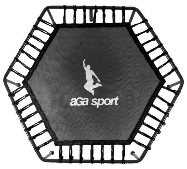 Aga Fitness Trampolina Bouncer Czarna