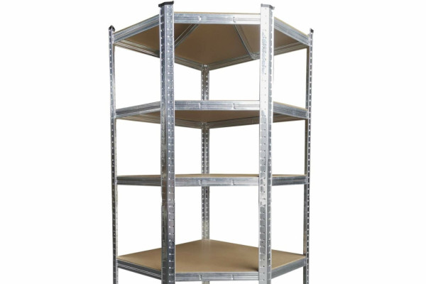 Półka narożna Aga metalowa 180x70x40 cm 5 półek