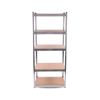 Aga 2x Półka metalowa 174x75x30 cm 5 półek