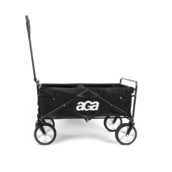 Wózek transportowy Aga składany MR4610 czarny