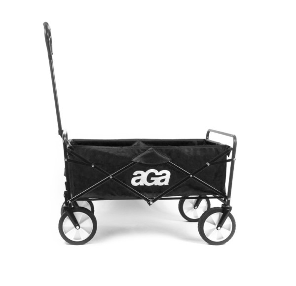 Wózek transportowy Aga składany MR4610 czarny