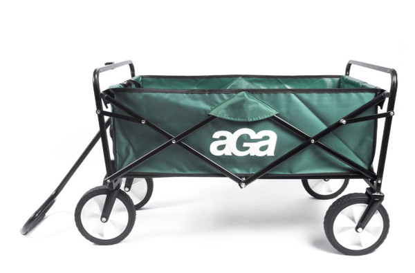 Wózek transportowy Aga składany MR4610 zielony