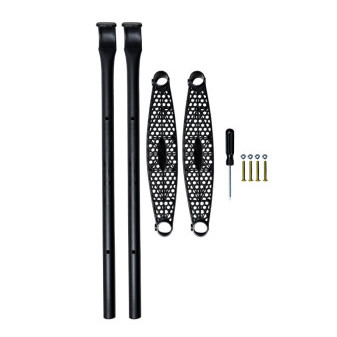 Drabinka do trampoliny Aga 180 - 250 cm Czarna