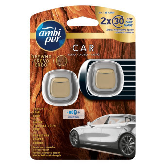 Odświeżacz powietrza AmbiPur Samochód 2x2ml Drewno