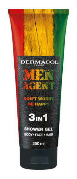 DERMACOL Men Agent Nie martw się bądź szczęśliwy żel pod prysznic 3 w 1 250ml