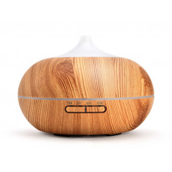 dyfuzor zapachowy Sumó, odświeżacz i nawilżacz powietrza, imitacja jasnego drewna
