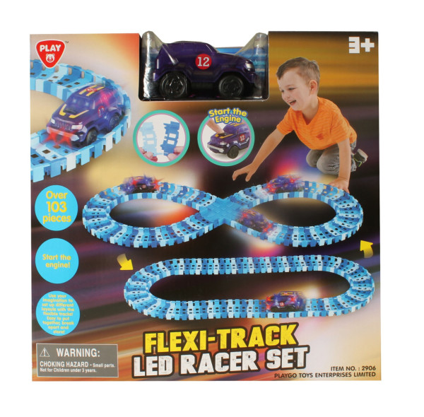 Play Go: Flexi-Track Racer Set - samochód na elastycznym torze