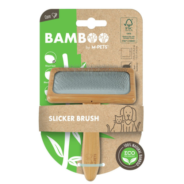 M-Pets Szczotka bambusowa M