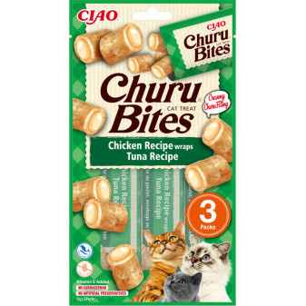 Churu Cat Bites - kurczak, tuńczyk 30g