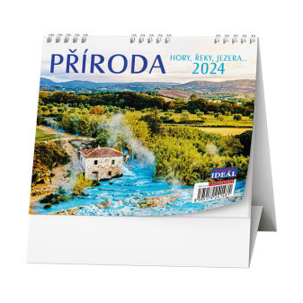 Kalendarz na biurko - IDEAL - Przyroda, góry, rzeki, jeziora...