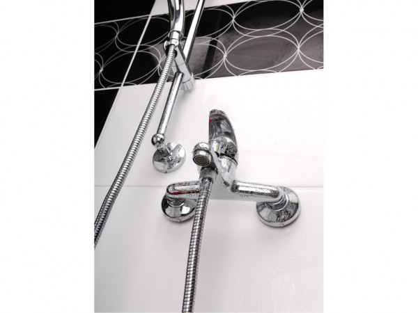 bateria wannowa, 100mm, suwak. 9cm, 35mm, chrom