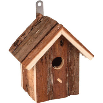 Birdhouse GITANO naturalne drewno 15x11x16CM