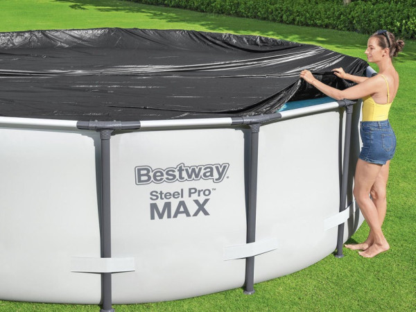 Bestway Pokrywa basenowa z konstrukcją 305 cm 58036