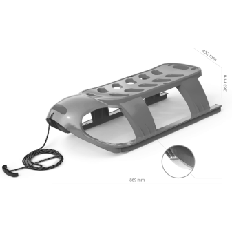 Prosperplast Bezzy Sled czerwony