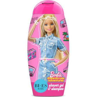 Bi-Es 2w1 dla dzieci szampon i żel pod prysznic Barbie Dreamhouse, 250 ml