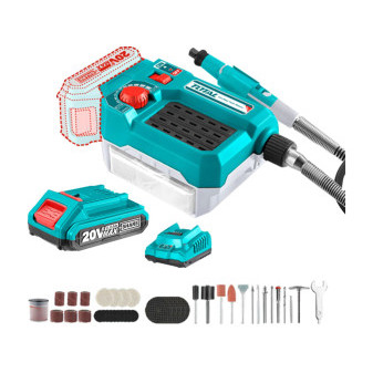 Bezprzewodowa szlifierka prosta, 20 V Li-ion, 2000 mAh, z akumulatorem i ładowarką