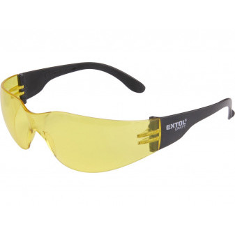 okulary ochronne żółte, żółte, z filtrem UV