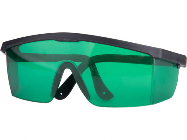 okulary do ulepszania laserowego. promień, zielony