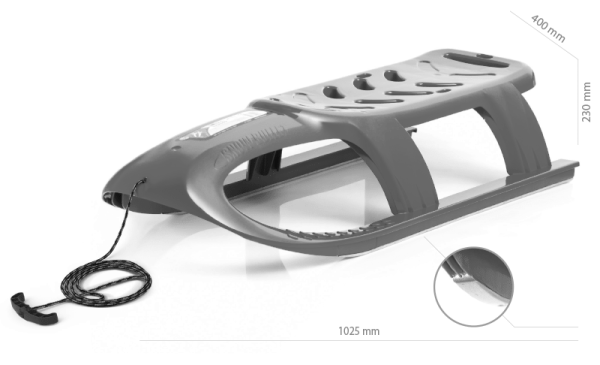 Prosperplast Bullet Sled zielony