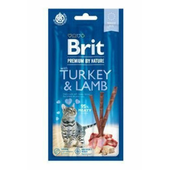 Brit Premium by Nature Cat Sticks with Turkey & Lamb (3 sticks)