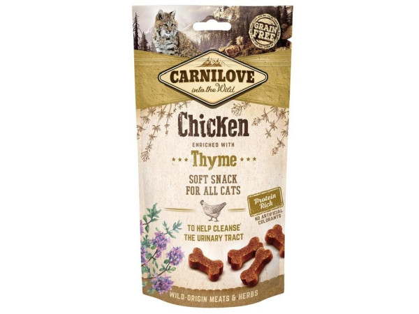 Carnilove Półwilgotna Przekąska Kurczak Z Tymiankiem 50g