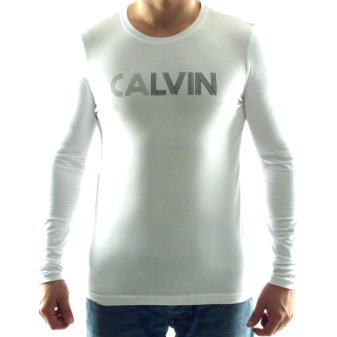 CALVIN KLEIN T-shirt cmp12r Biały