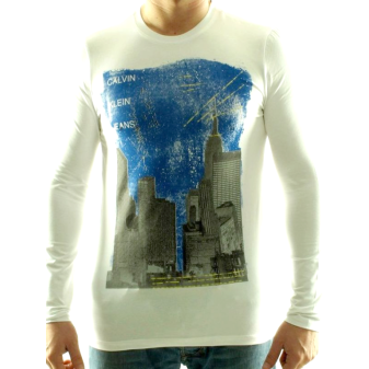 CALVIN KLEIN T-shirt cmp84q Blanc