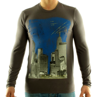 CALVIN KLEIN T-shirt cmp84q Szary