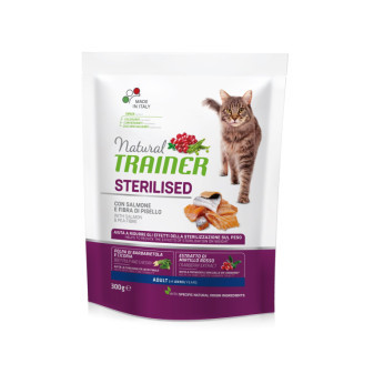 Trainer Natural Cat Łosoś sterylizowany 300g