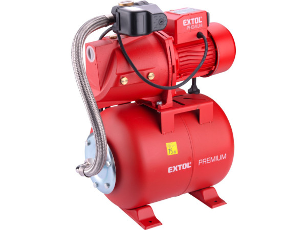 pompa strumieniowa ze zbiornikiem ciśnieniowym, 750W, 5270l/h