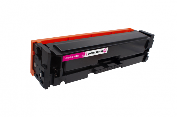 Alternatywny toner uniwersalny CF403X/CRG-045H Magenta-czerwony toner, 2300 stron.