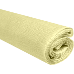 Papier krepowy kremowy 0,5x2m C02 28 g/m3