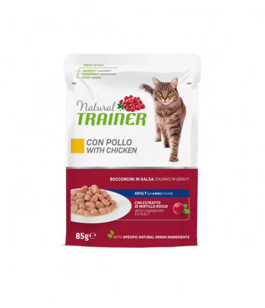 Pouch Trainer Natural CAT AD. kurczak 85g