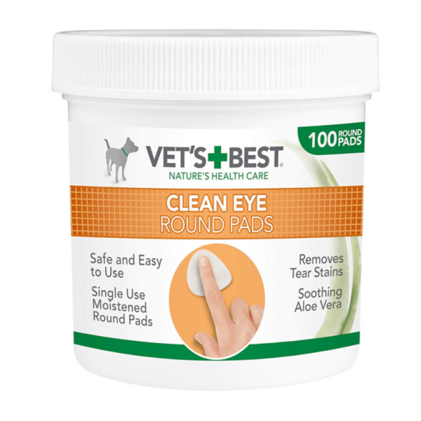 VET's BEST Cleaners chusteczki do oczu dla psów 100 szt