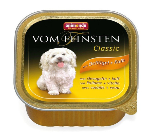 Animonda Vom Feinsten Classic pasztet dla psów drób + cielęcina 150g