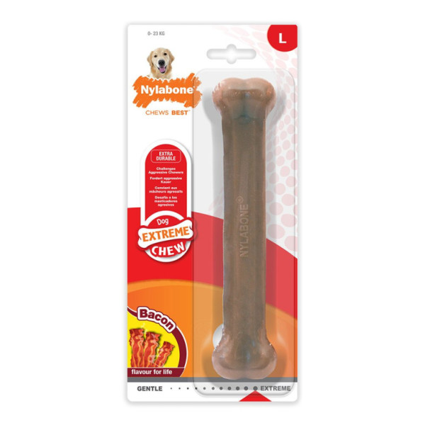 Nylabone toy Extreme Boczek o smaku kości L