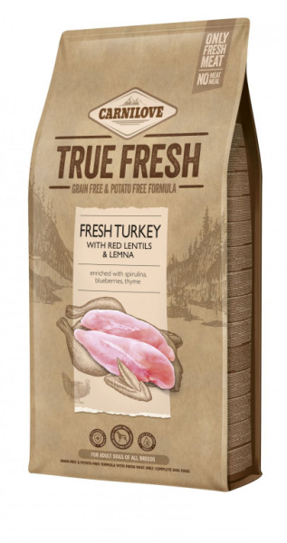 Carnilove True Fresh TURKEY dla dorosłych psów 11,4 kg