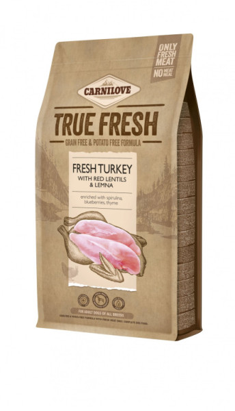 Carnilove True Fresh TURKEY dla dorosłych psów 1,4 kg