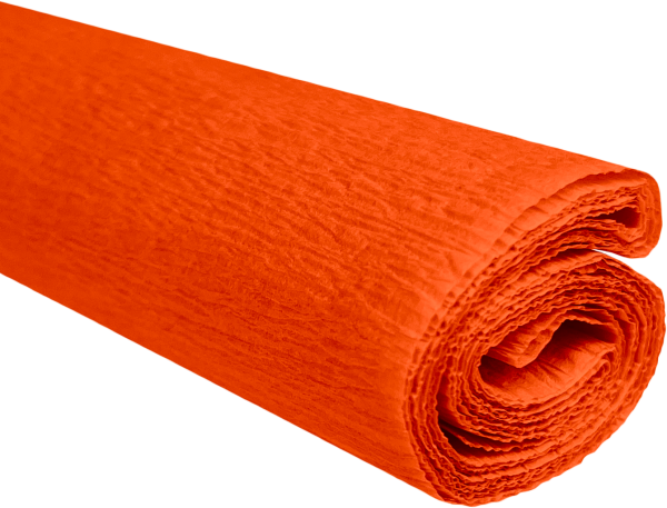 Papier krepowy ciemnopomarańczowy 0,5x2m C07 28 g/m2