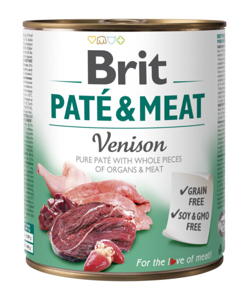 Pasztet Brit & Mięso z Dziczyzny w puszce 800 g