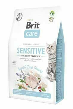 Brit Care Cat, bezzbożowa karma dla owadów. Leczenie alergii pokarmowych, 2 kg