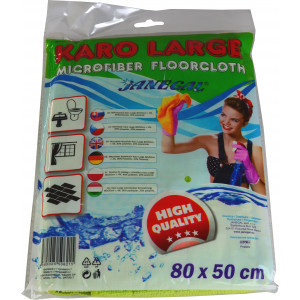 Janegal KaroLARGE mikro ręcznik 80x50cm, 260g/m2, niebieski, pakowany, 1 szt.