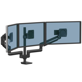 Fellowes TALLO Modular 3FMS Uchwyt do monitora z 3 ruchomymi/stałymi ramionami obok siebie, czarny