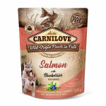 Saszetka Carnilove Dog Paté Łosoś z Jagodami dla Szczeniąt 300g