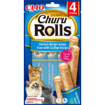 Churu Cat Rolls - kurczak, tuńczyk i przegrzebki 40g