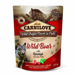 Carnilove Dog Pasztet z dzika z dziką różą saszetka 300g